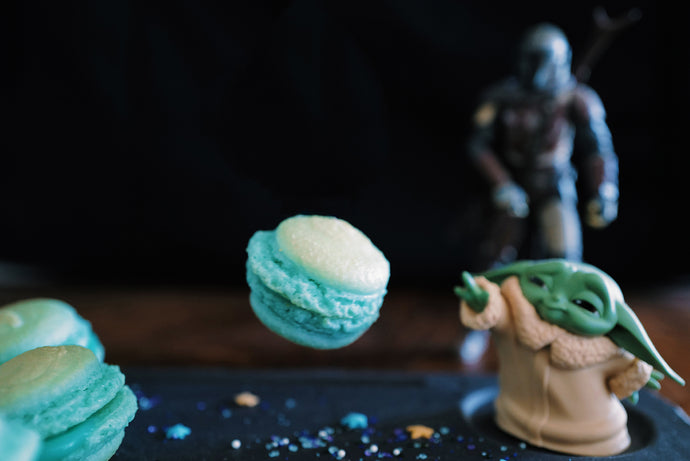 Introducing our first product to be shipped - Galaxy Macarons!