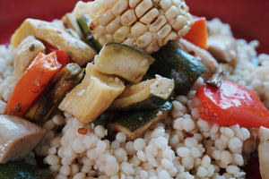 Grilled Vegetables over Couscous