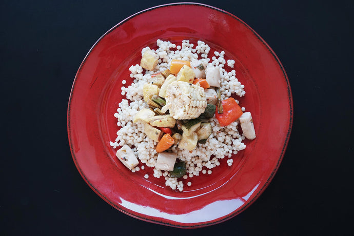 Grilled Vegetables over Couscous